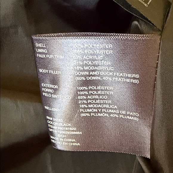 Kenneth Cole Reaction Black Hooded Puffer Jacket - Picture 15 of 15